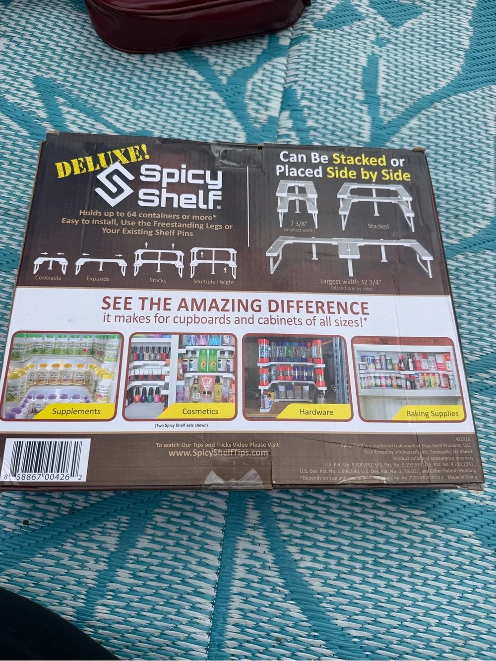 Stackable Cabinet Organizer -spicy organizer